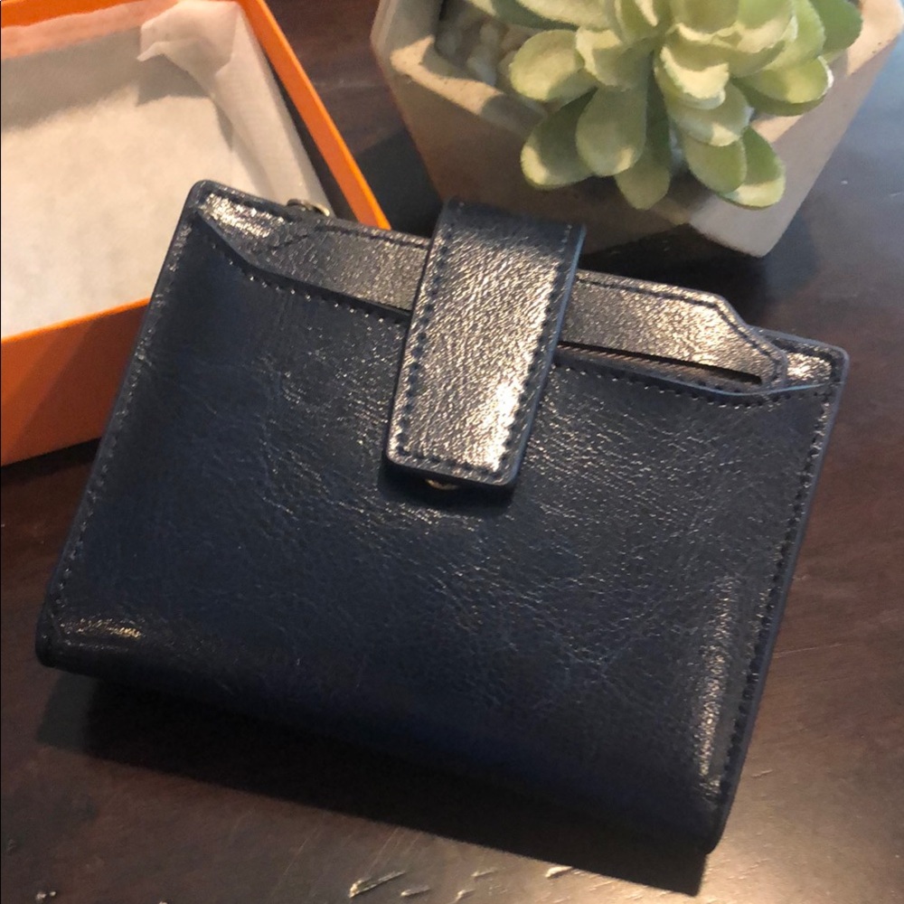 Black Leather RFID Wallet